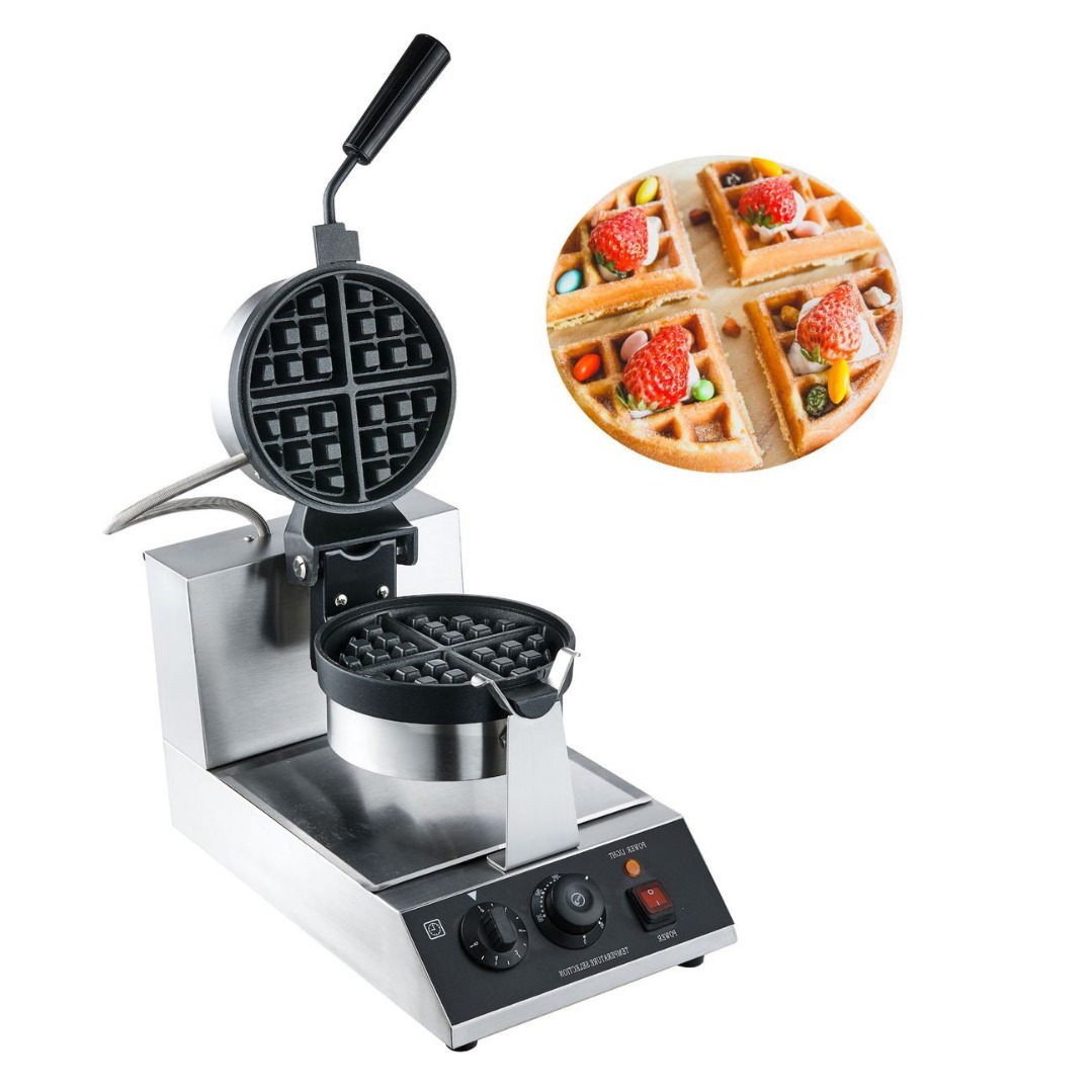 Waffle Iron Belgian - Цифровая вращающаяся вафельница для бельгийских вафель