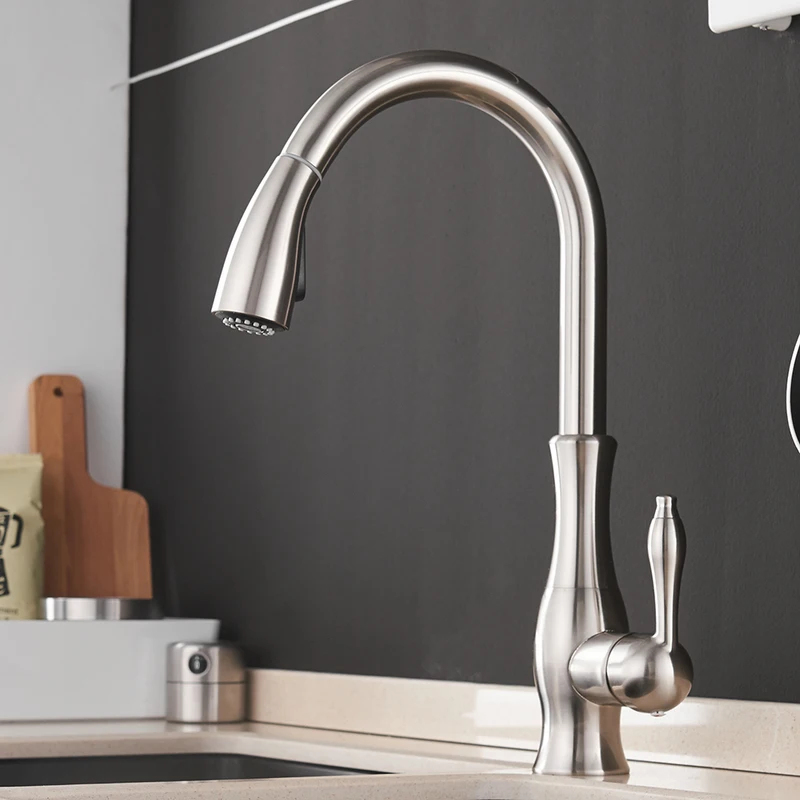 Kitchen Appliances Germany - Кухонный смеситель серебристого цвета с одной
