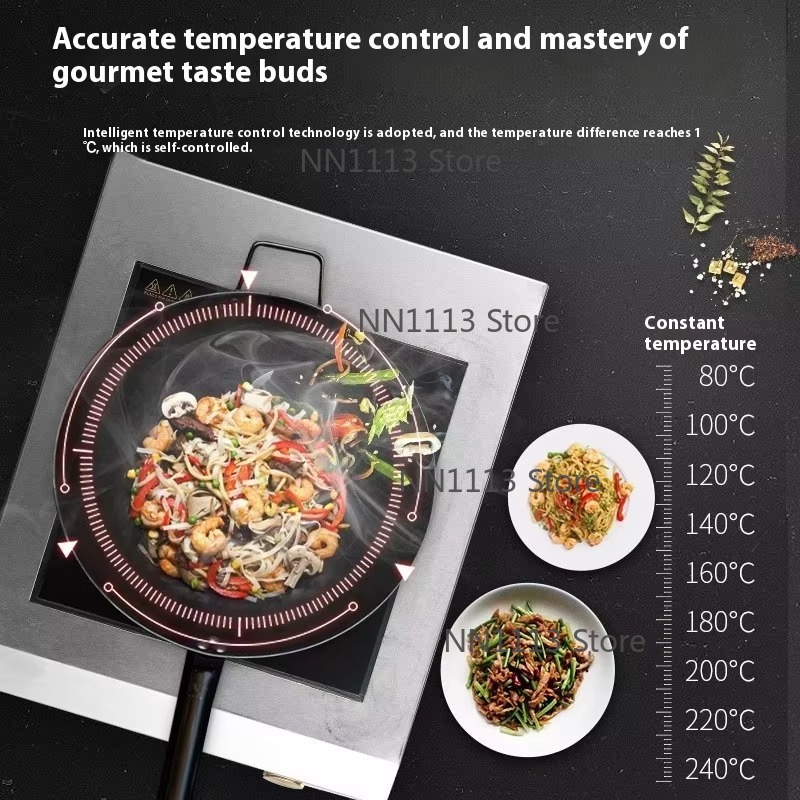 Коммерческая мощная индукционн – обзор и цена Wok Electric Flat